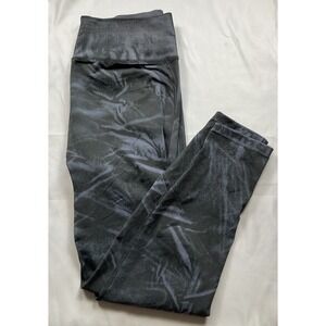 Lululemon Size 12 Ebb To Street Tight Wash Black And Gray Swirl